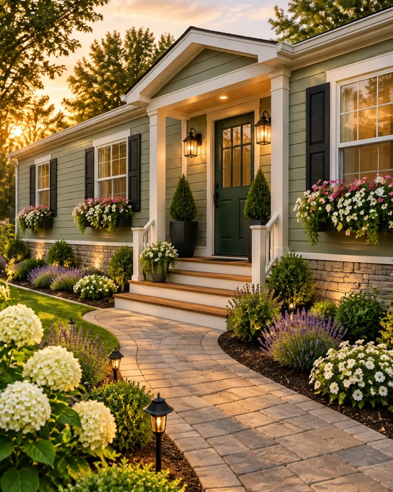 Mobile Home Curb Appeal Makeovers That Turn Heads