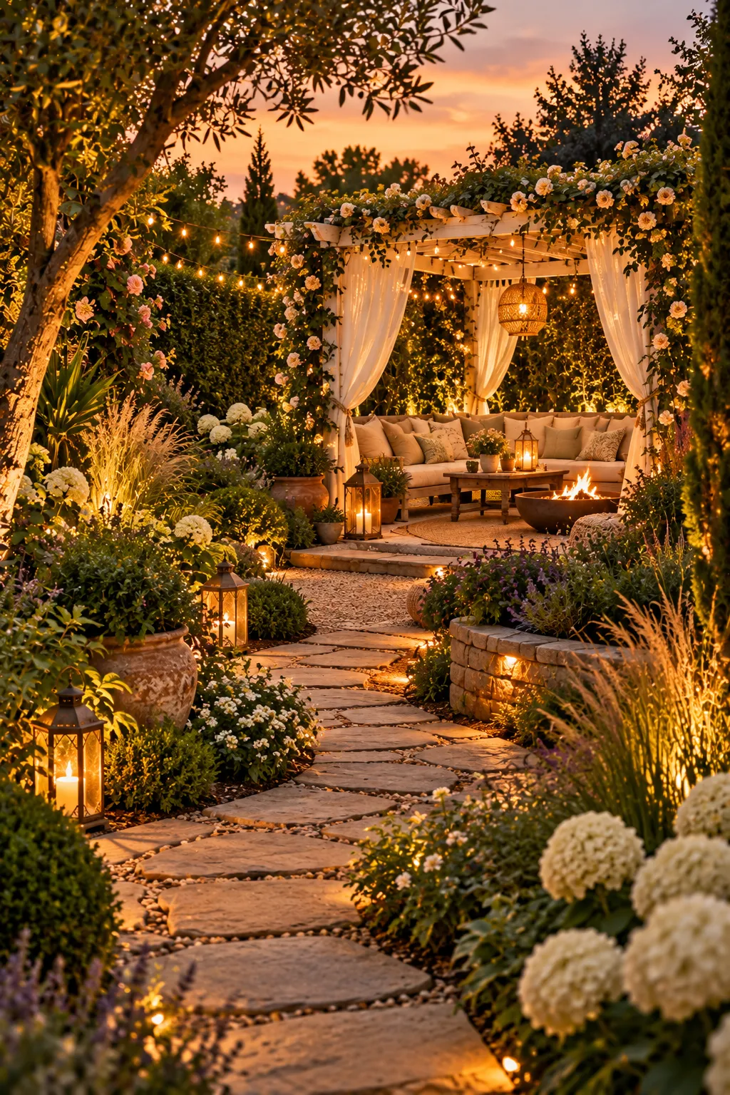 Dreamy private backyard retreat surrounded by greenery – backyard retreat ideas