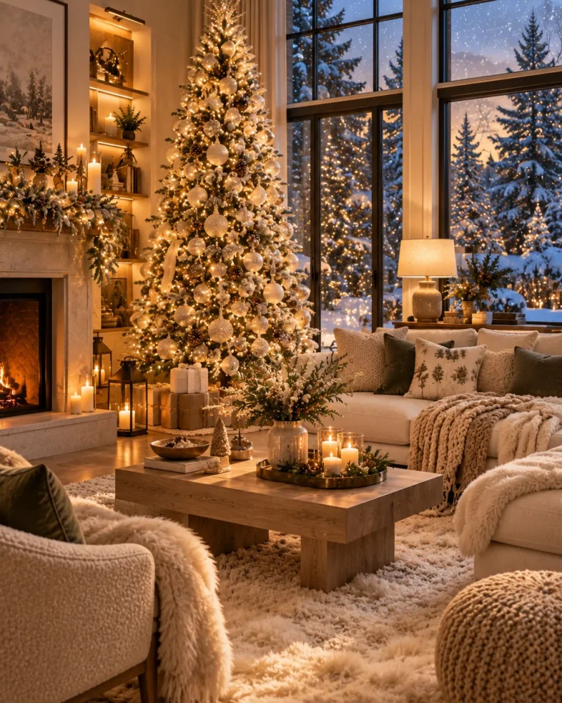 Christmas living room ideas