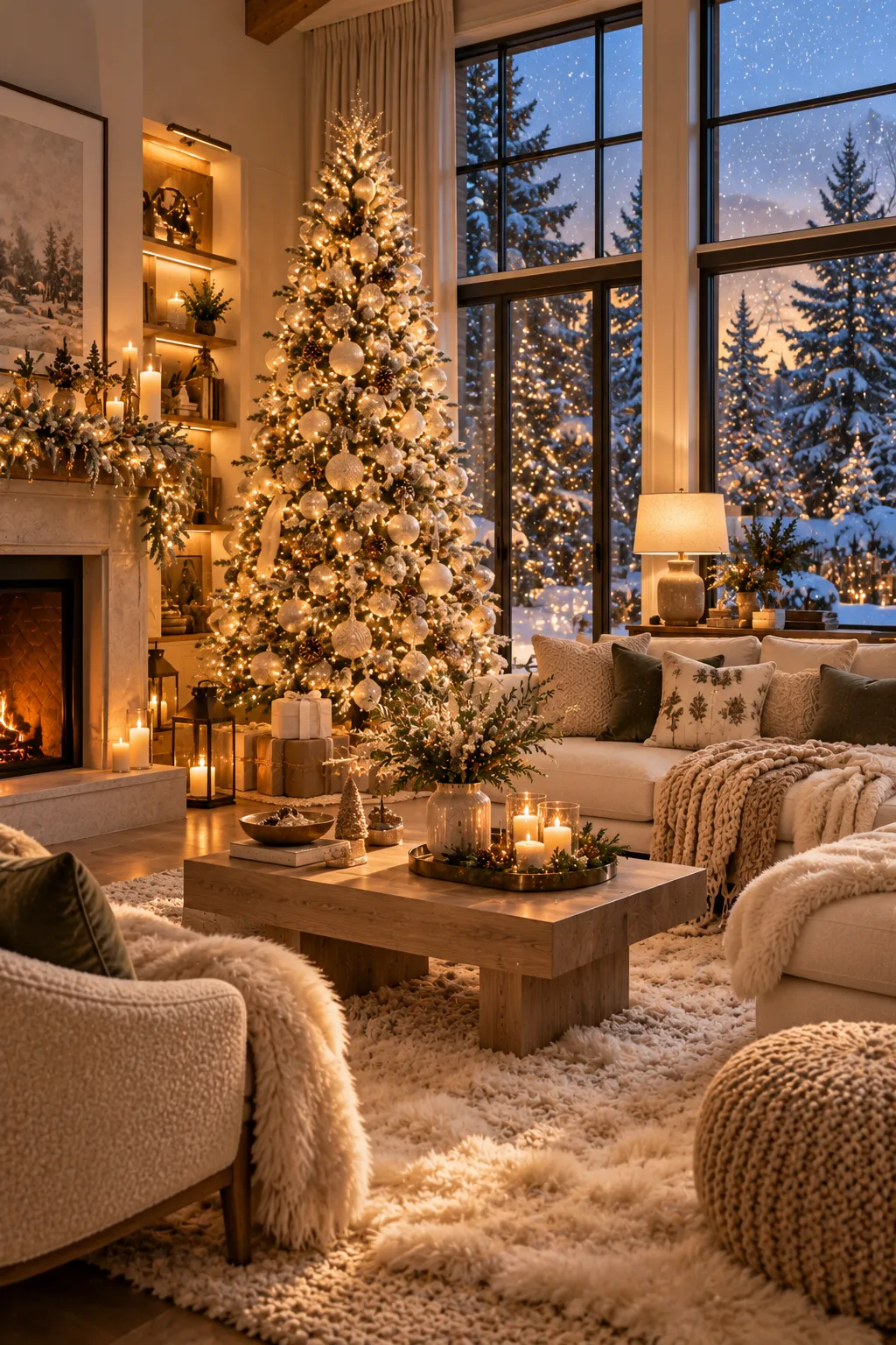 Christmas living room ideas