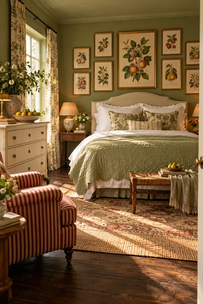 Guest bedroom idea: give the room a name and a story