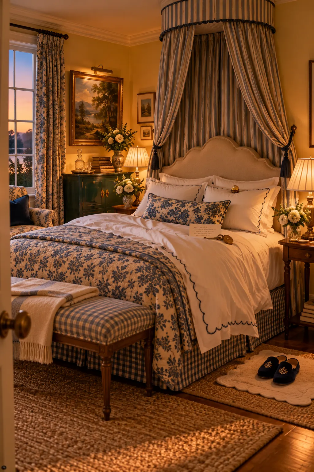 Inviting guest bedroom styled like a boutique hotel room – guest bedroom ideas