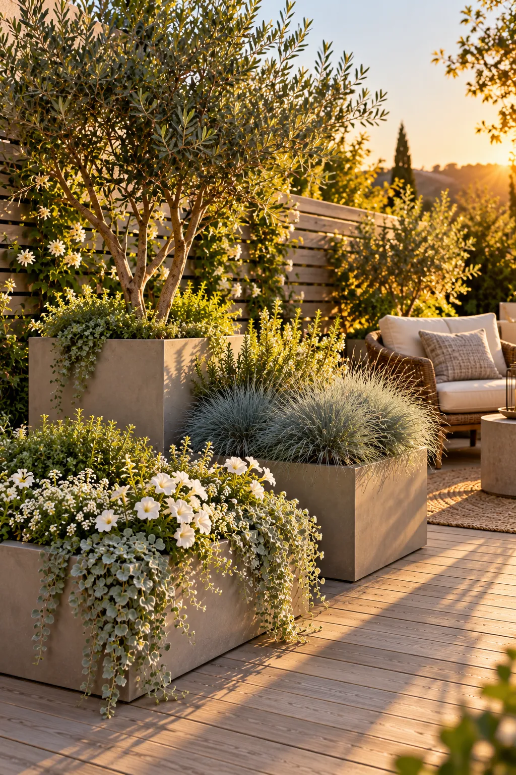 outdoor planter box styling