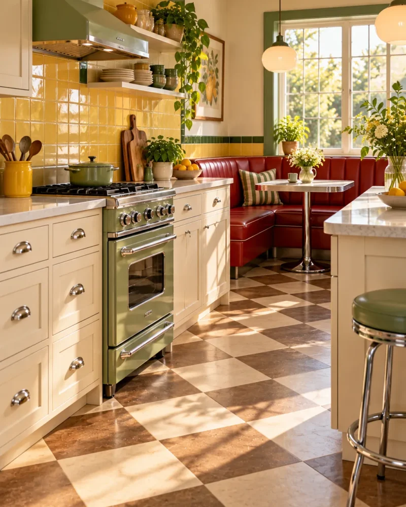 retro kitchen
