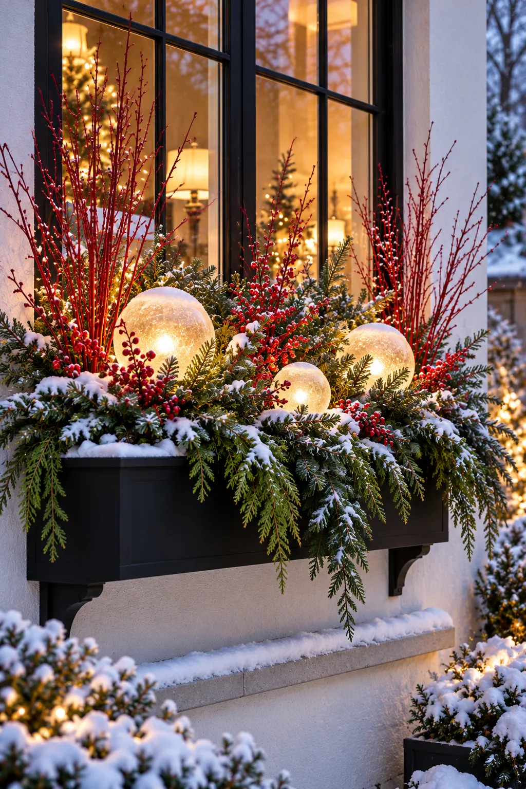 winter window box ideas